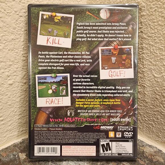 Game - Aqua Teen Hunger Force: Zombie Ninja Pro-Am (NEW) - PS2 - Picture 2 of 4